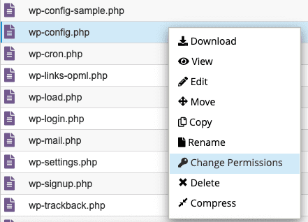 How to change permissions for files and directories