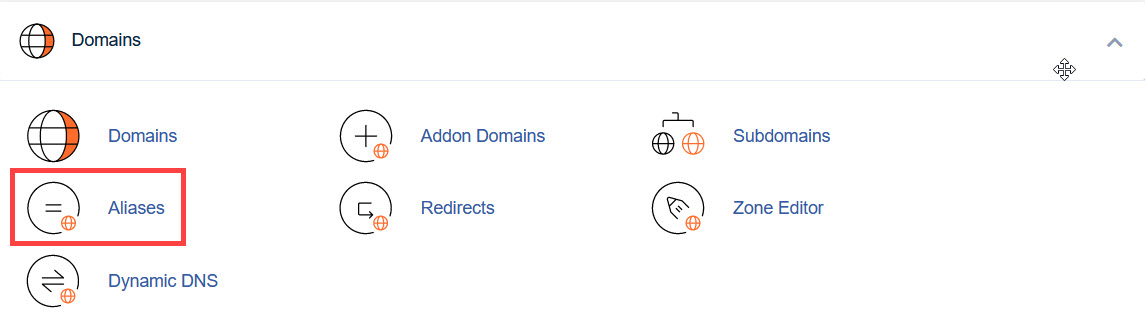 How to set up Parked Domains