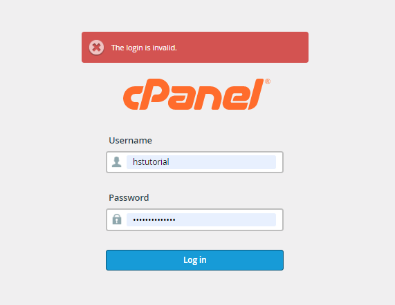 I can’t access cPanel. What should I do?