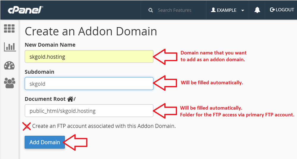 Can I add addon domains without changing DNS?