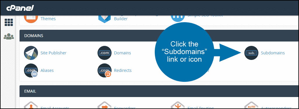 How to create a subdomain in cPanel