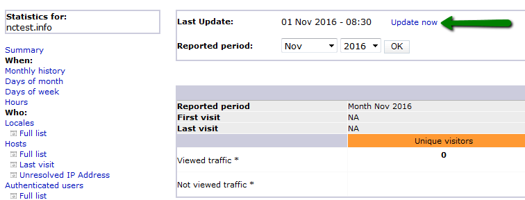 What to do if my website stats are not updated?